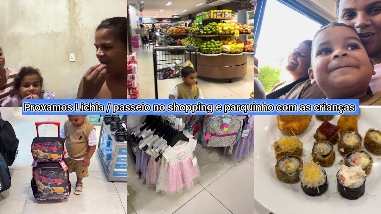 TIRANDO ALUNS DIAS PARA DISTRAIR A MENTE / FOMOS NO SHOPPING / PARQUINHO  COM AS CRIANÇAS 