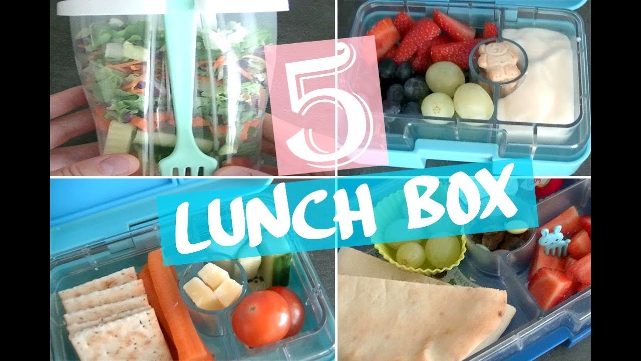 BACK TO SCHOOL : 5 id&eacute;es pour vos Lunchbox (d&eacute;jeuner et go&ucirc;ter)