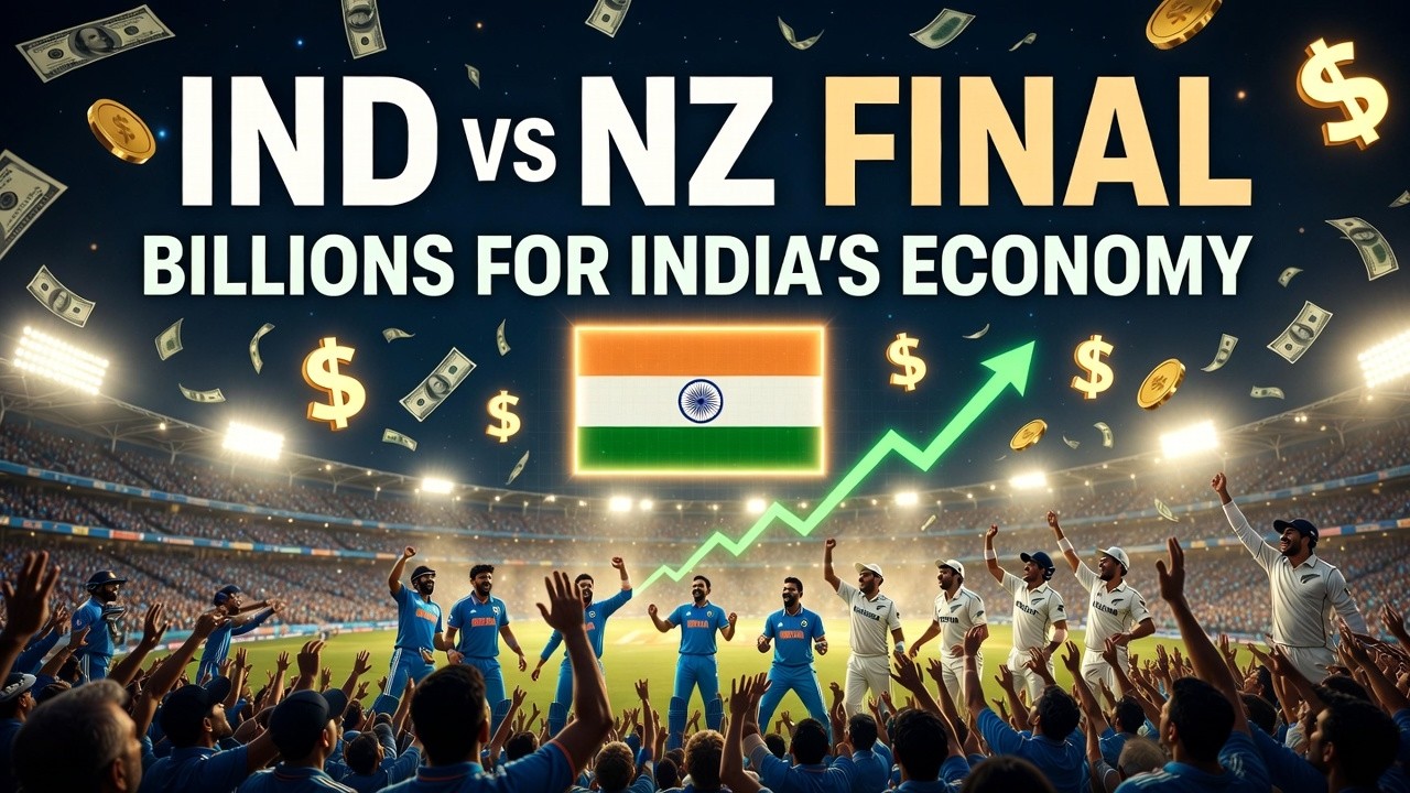 India vs New Zealand Final: Billions for India’s Economy Explained | Sports Lover