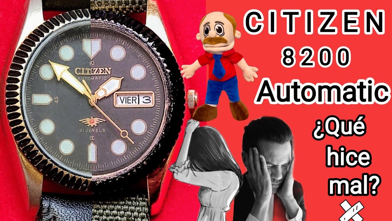 Citizen Automático 8200 ¿Qué salió mal?