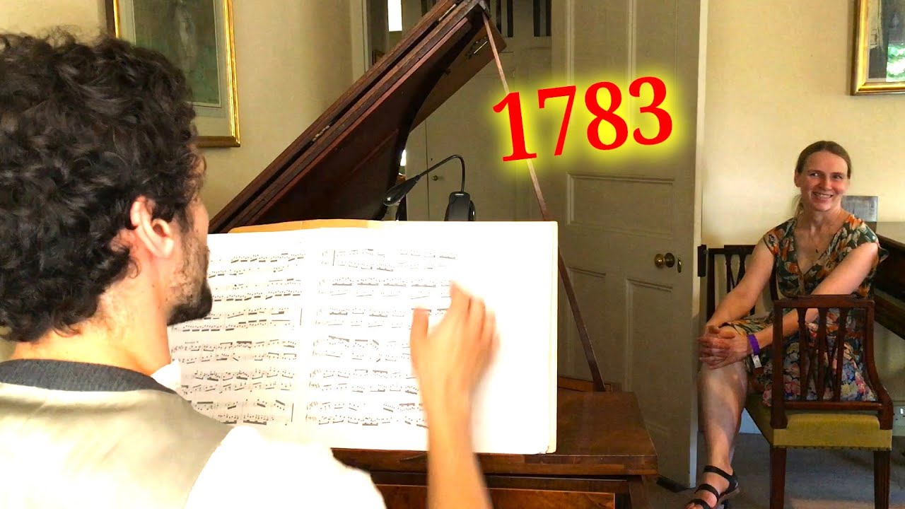 Demonstration of 'Buff stop' on historical English harpsichord