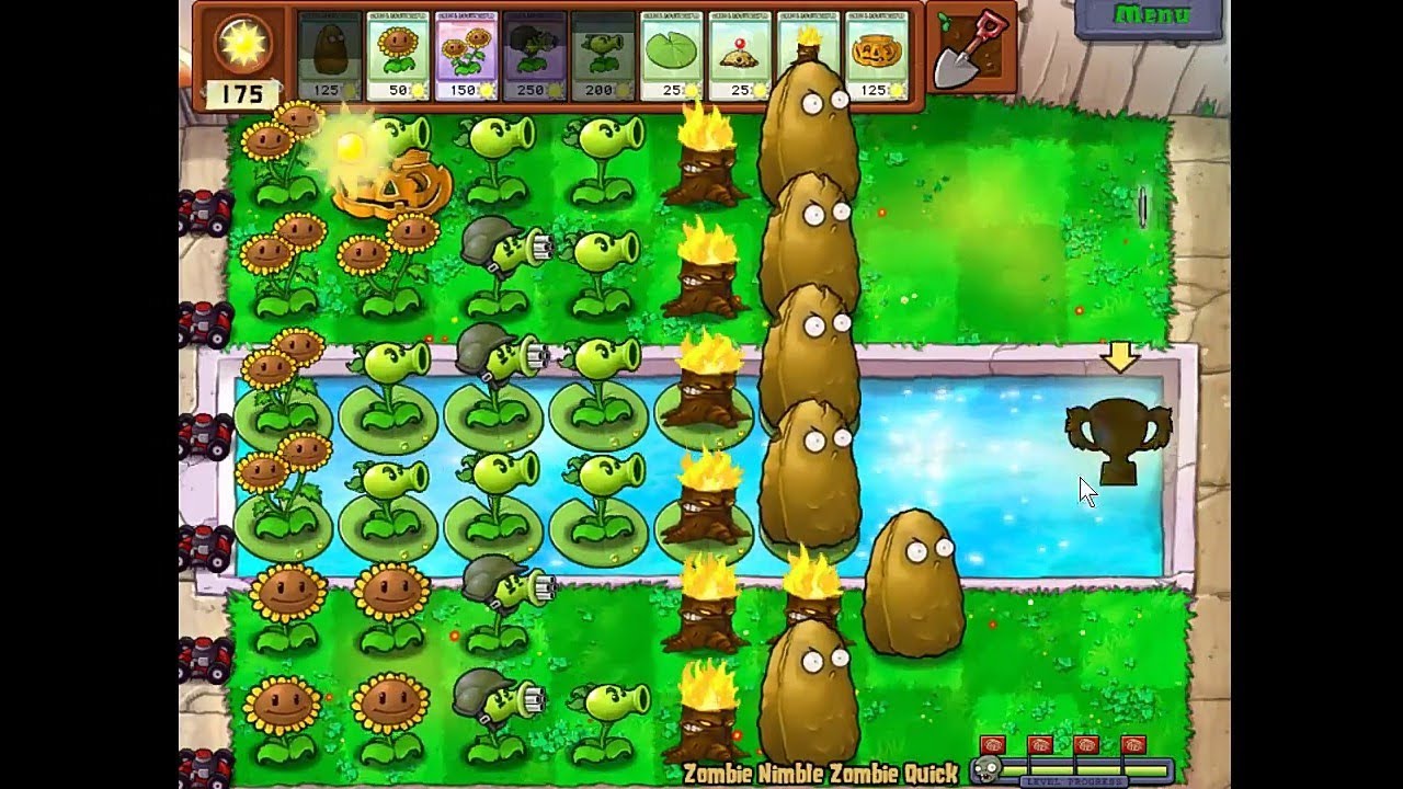 Plants vs Zombies | Mini Games: Zombie Nimble Zombie Quick