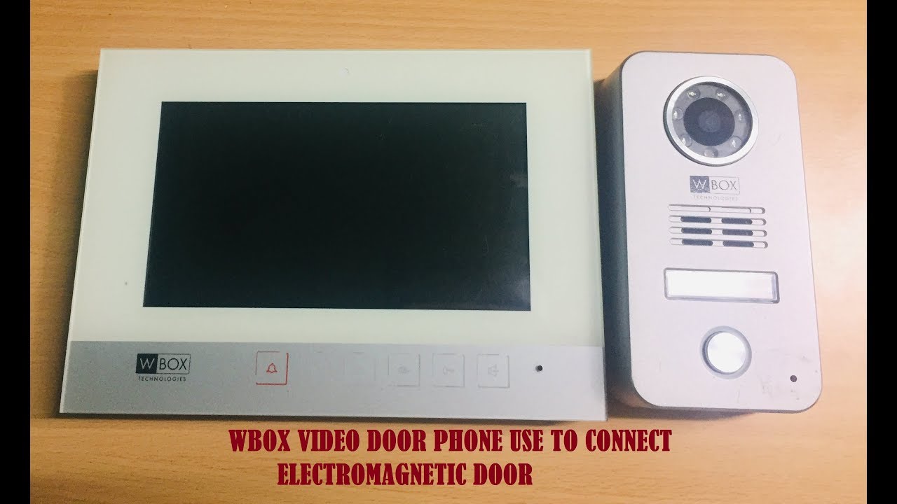 HOW TO CONNECT MAGNETIC DOOR LOCK IN WBOX VIDEO DOOR PHONE | IPCS AUTOMATION