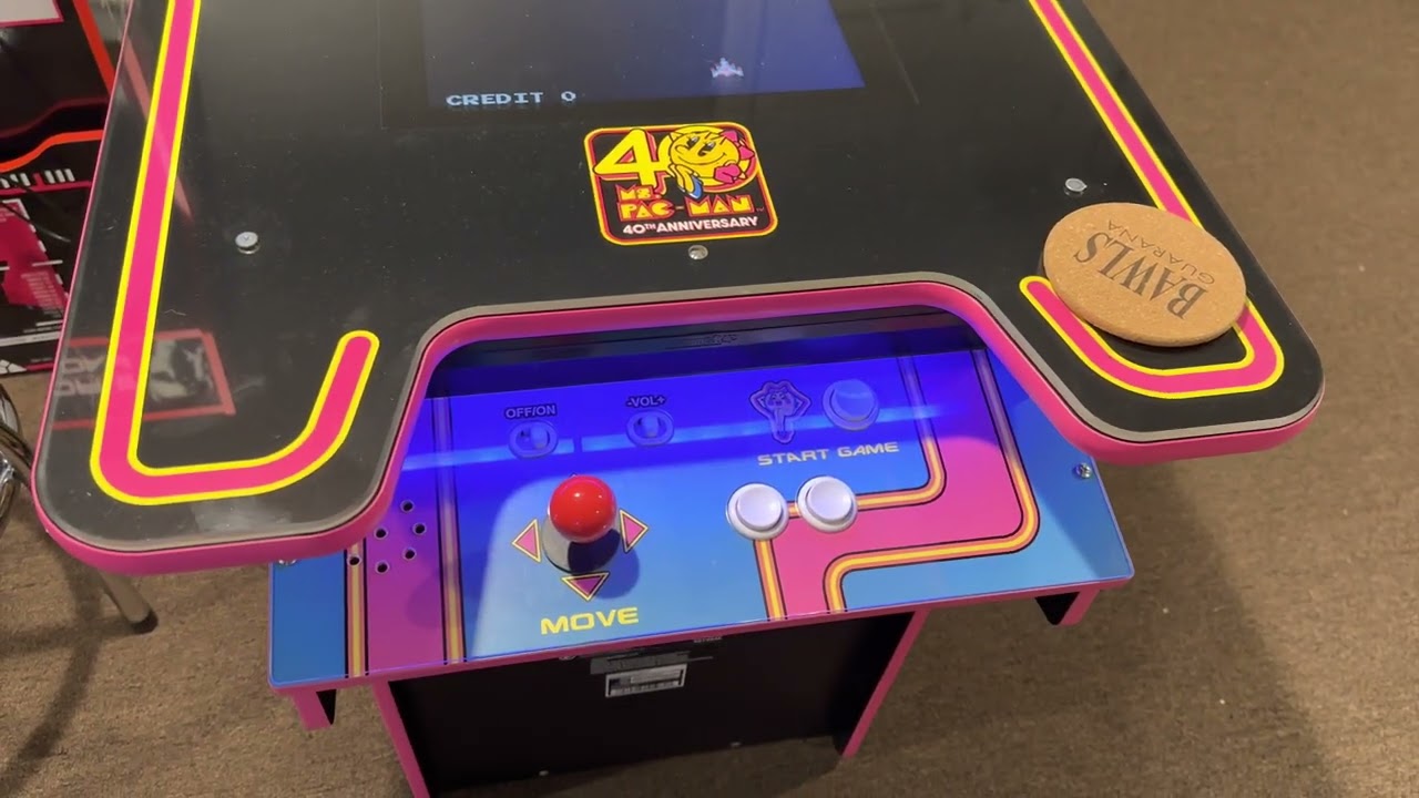 Ms Pac-Man 40th Anniversary Arcade1Up Head-2-Head Table Review (4K HDR)