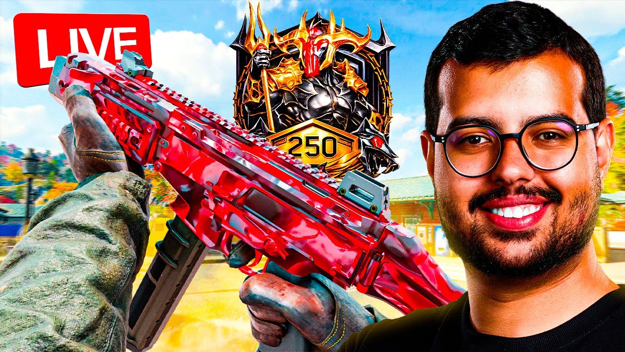 WARZONE AO VIVO, RANKED TOP 250 LONGE DOS PERIGOS NOTURNOS