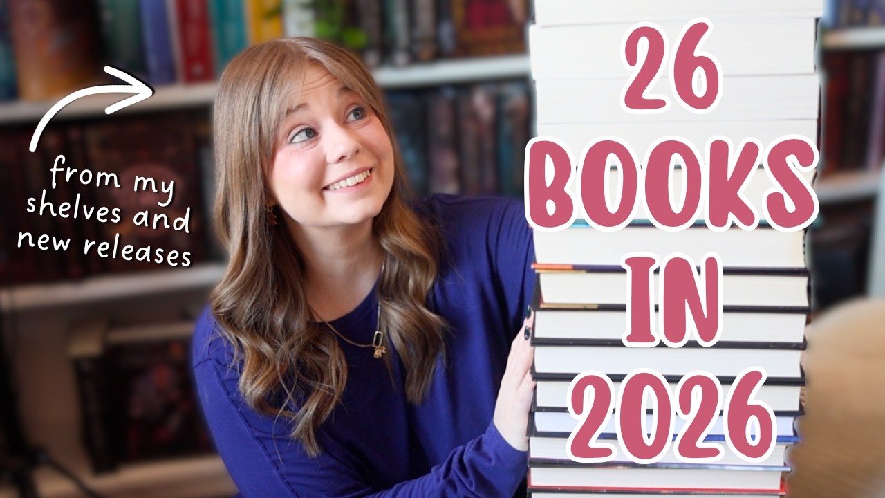 13 книг с моих полок и 13 новинок, которые я хочу прочитать в 2026 году.