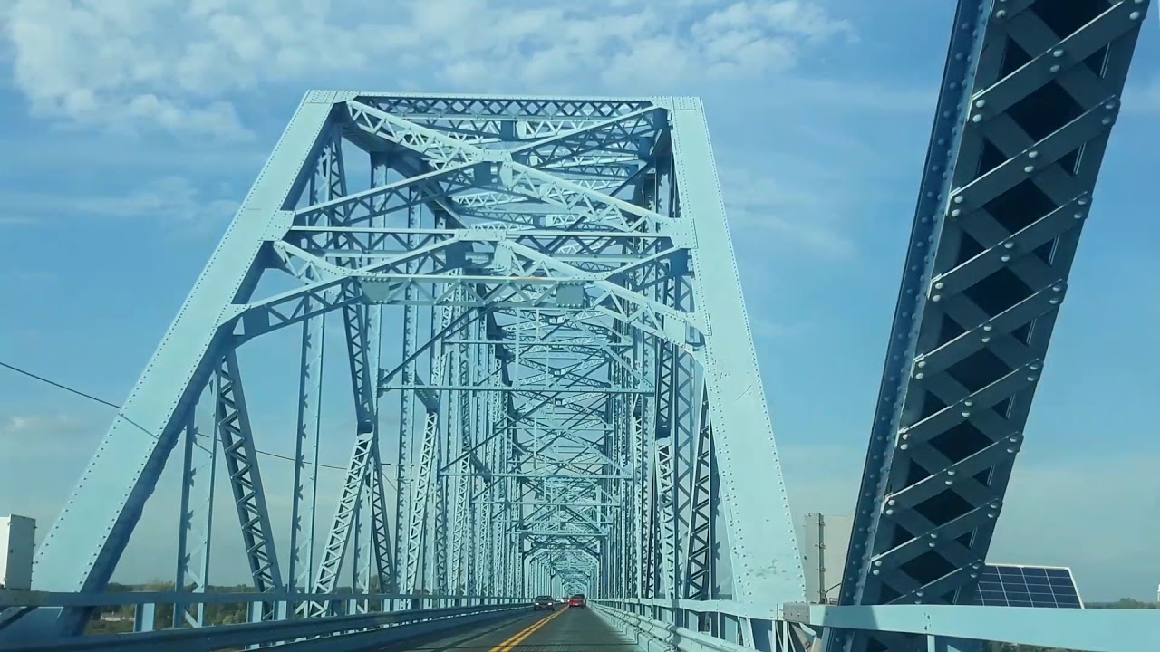 Riding across the CREEPIEST, NARROWEST, and one of the LONGEST bridges in Illinois!