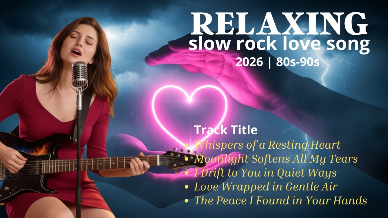 BEST OF RELAX Slow Rock Music 🎧 Rock | Ballad | Work | Sleep | New Version | 2026