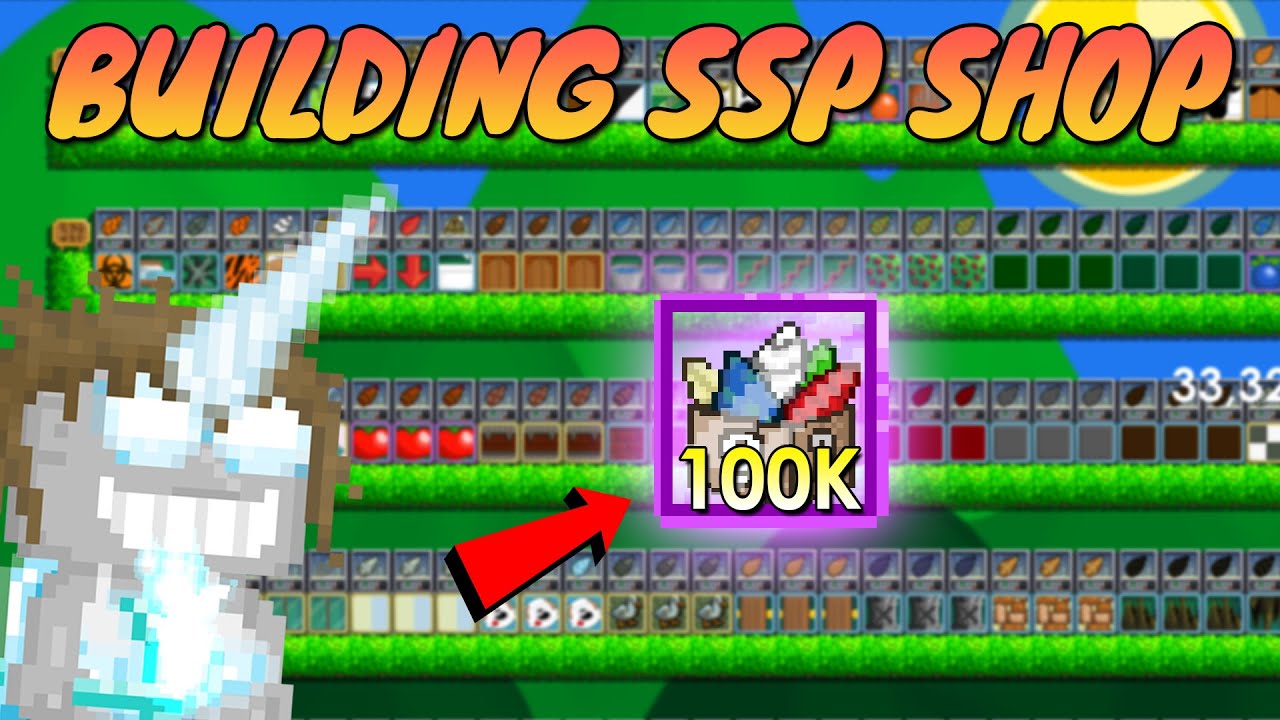 BUILDING NEW SSP SHOP!! 😍 | Growtopia