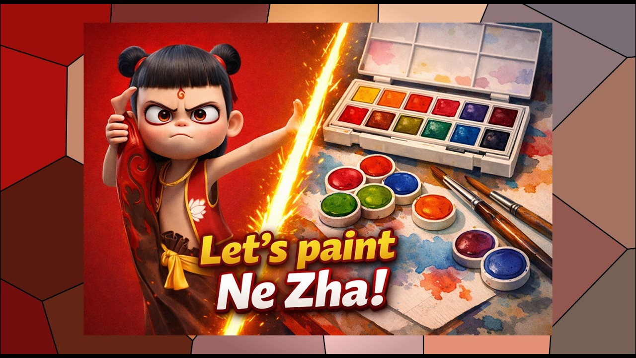 Let’s paint Ne Zha! 👿