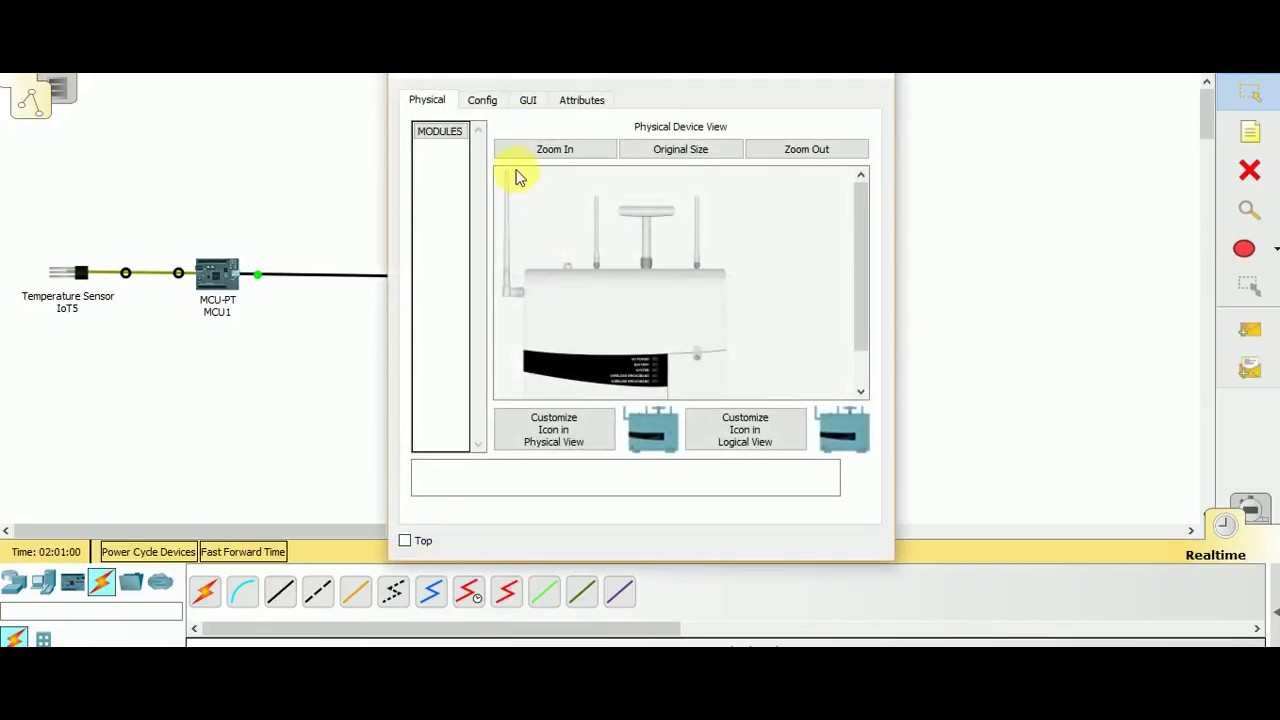 connecting temperature sensor with mcu and home gateway in Internet of Things ()