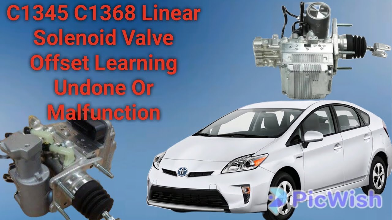 C1345 C1368 Linear Solenoid Valve Offset Learning Undone Or Malfunction