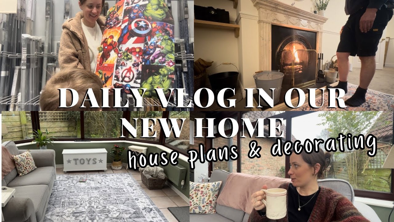 Daily Vlog in Our New Home! Plans For Our New Home, Decorating The Conservatory, Day in the Life