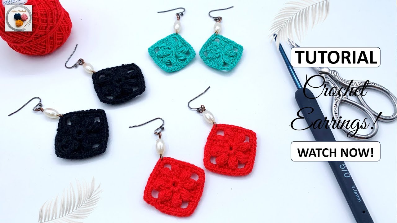 Easy Crochet Earring Pattern | Quick & Beautiful DIY Jewelry Tutorial