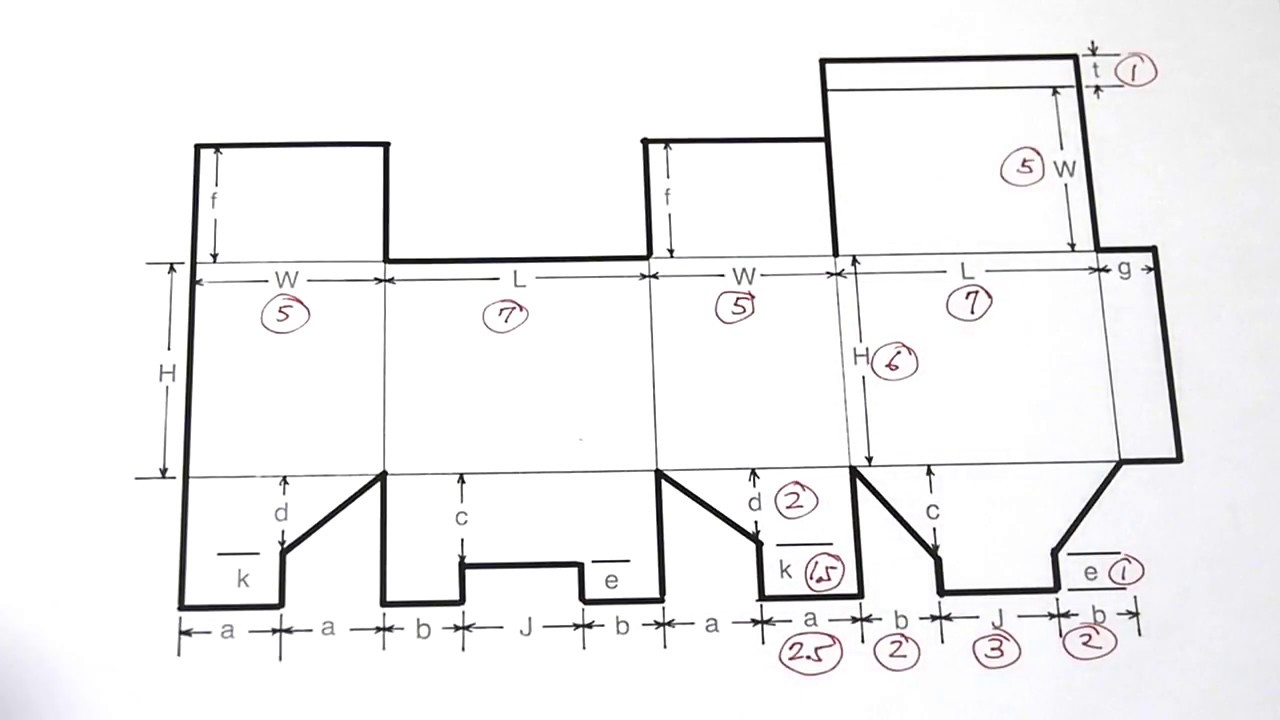 DIY - Carton Box Template