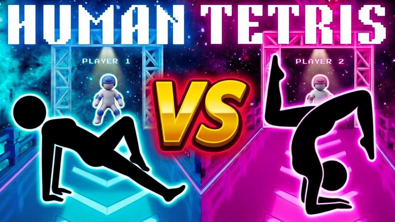HUMAN TETRIS PvP Showdown⚔️ | Only 1 WINNER! | Interactive Full Body Warm-up #1