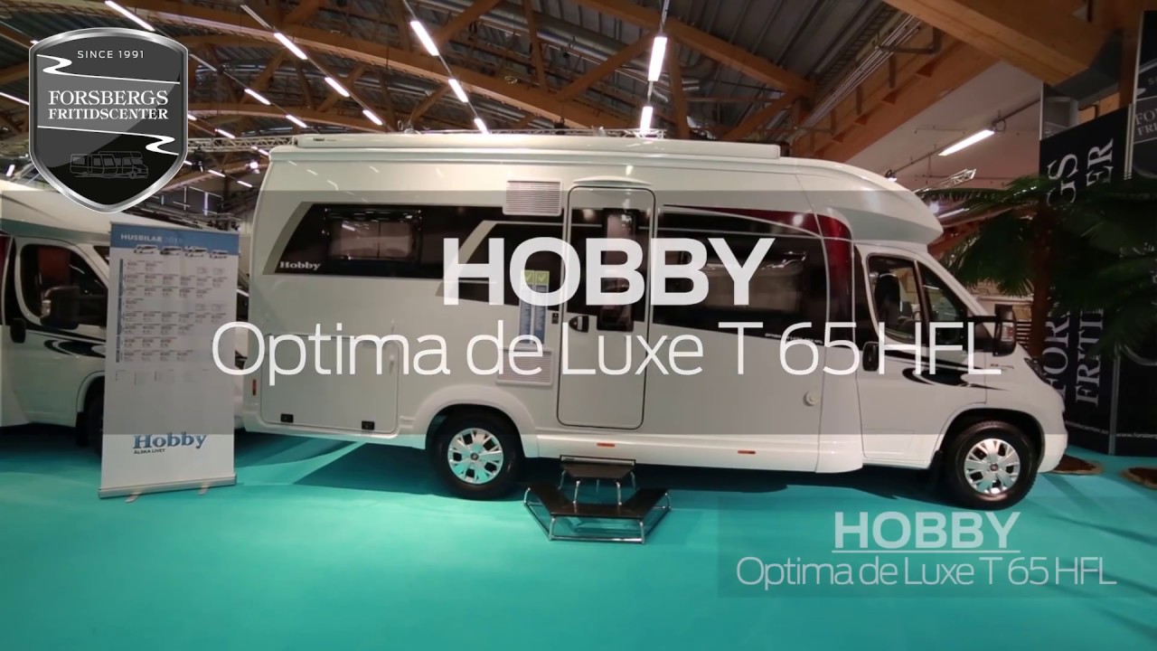 Hobby Optima de Luxe T 65 HFL, &aring;rsmodell 2018.