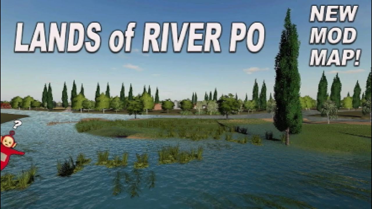 “Lands Of The Po River” NEW MOD MAP! Farming Simulator 19 MAP TOUR (Review) FS19.