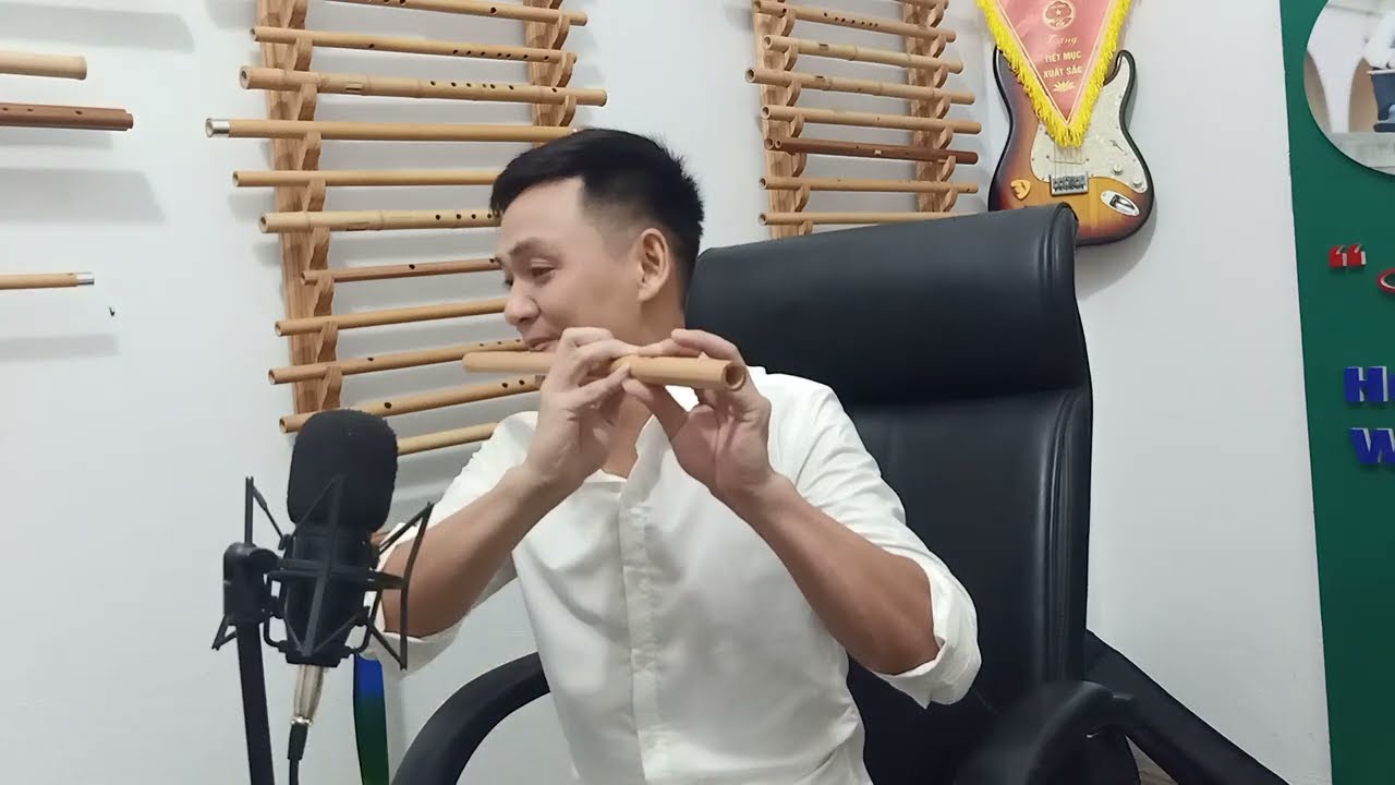 KHÚC HÁT SÔNG QUÊ (Sáo La Trầm A4) - Sáo Trúc Huy Hiệu