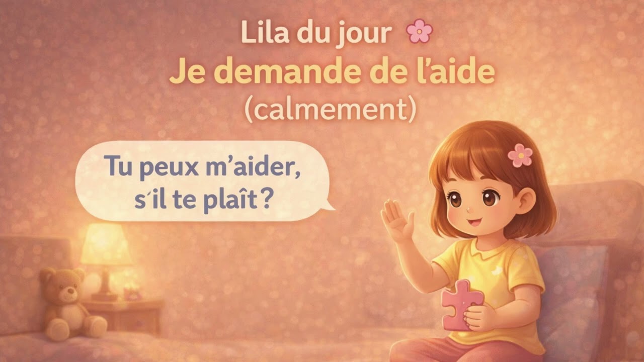 Lila du jour 🌸 Je demande de l’aide (calmement)