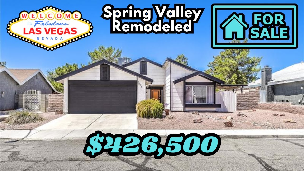 Las Vegas Home for Sale | Spring Valley | No HOA | Remodeled Home | Home Tour