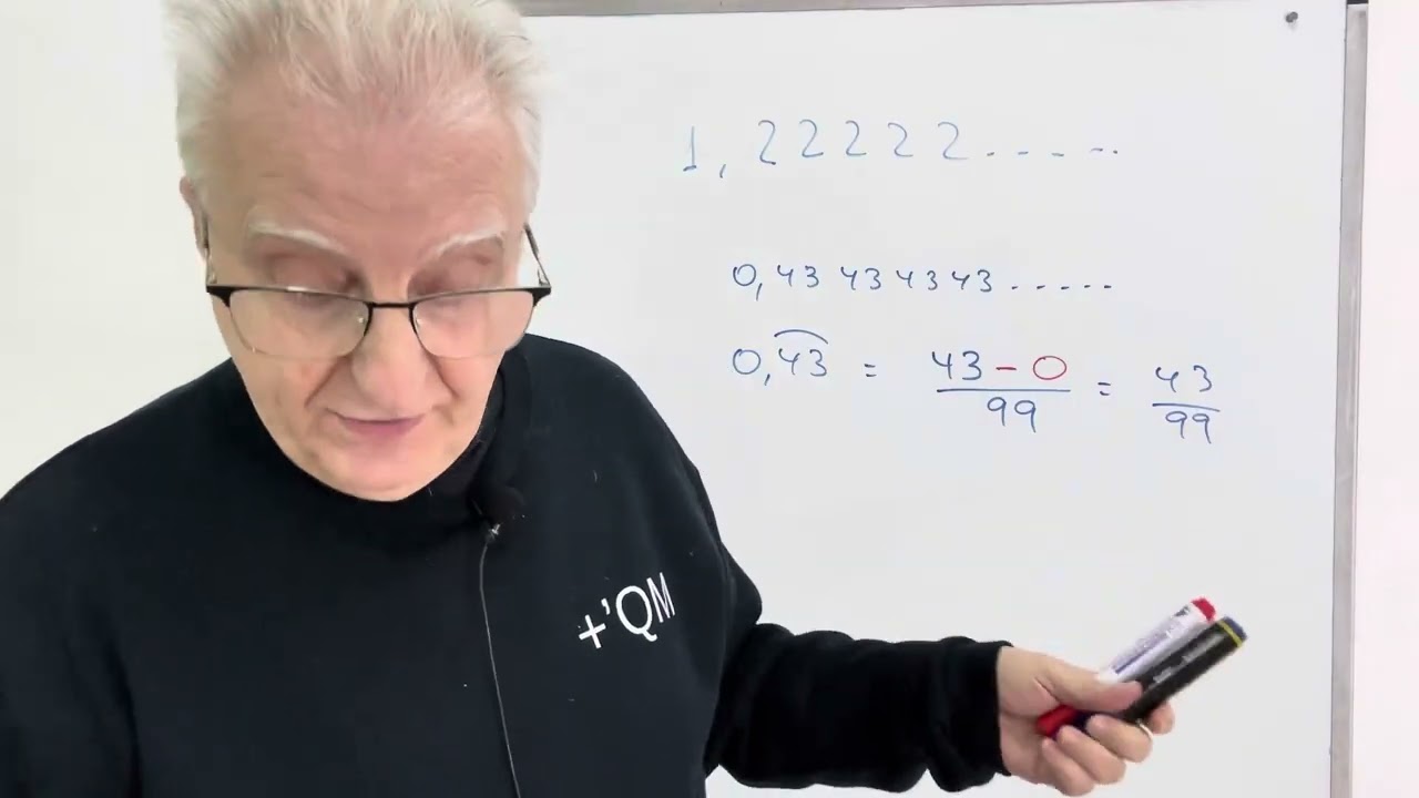 TRANSFORMAR DECIMALES PERIÓDICOS A FRACCIÓN. MATEMÁTICAS. 1-ESO.