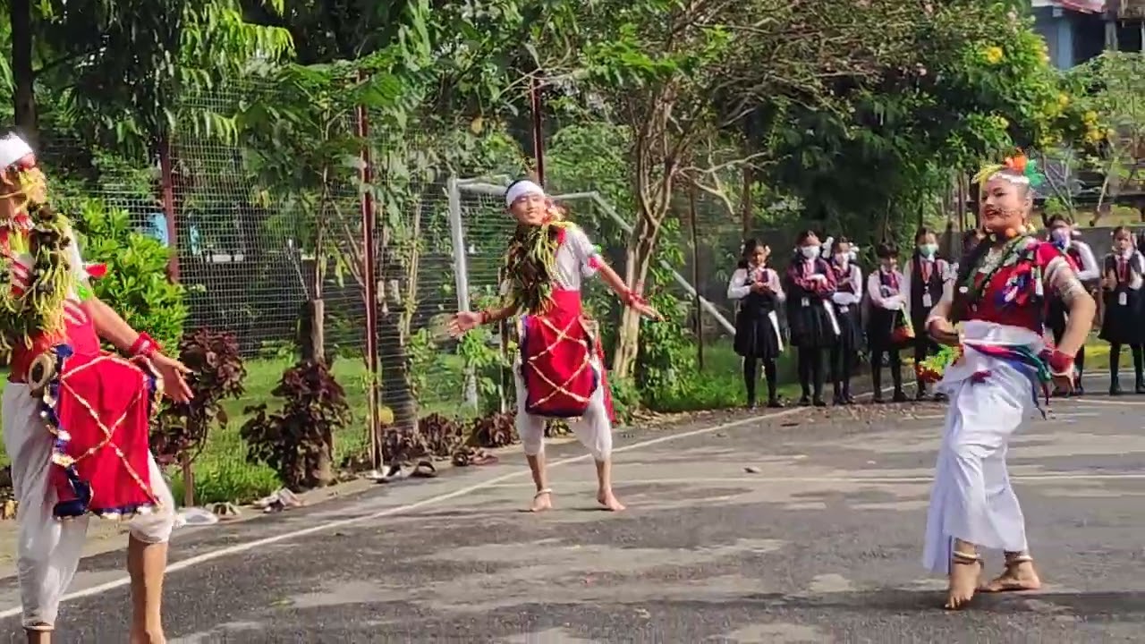 Marigold teej dance competition dance practice 2079 - winner at lamachaur dance competition.