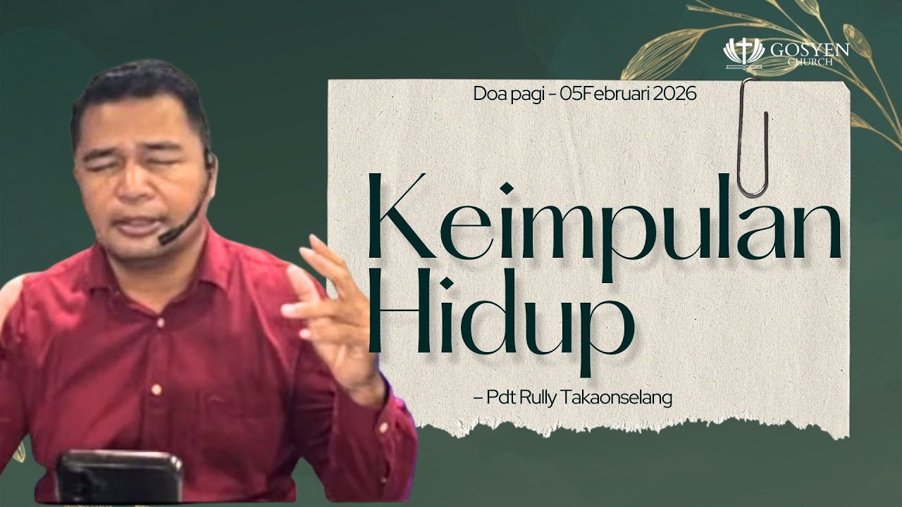 DOA PAGI  | Dilayani oleh Pdt.Rully Takaonselang | 05 Februari 2026 | 05.00 WITA