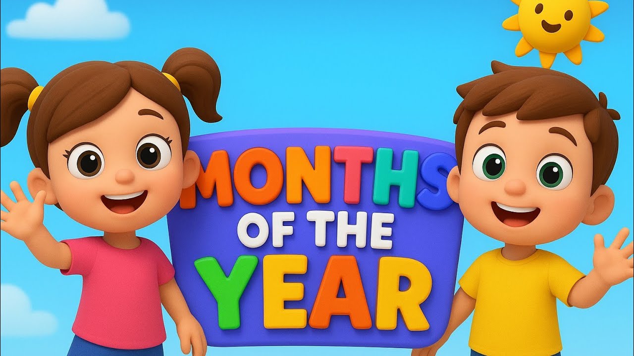 Months of the Year Song 🌈 | Fun Learning Song for Kids | RhymzyKids by 