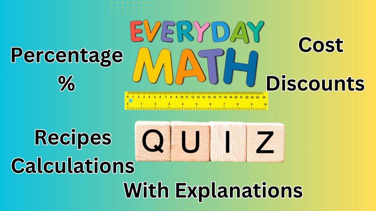 Everyday Math Challenge: Sharpen Your Daily Math Skills (Explanations Included!)