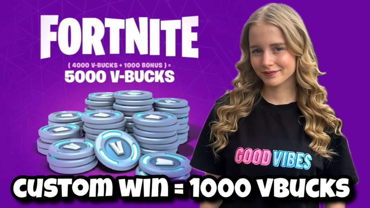 🔴 FORTNITE CUSTOM WIN = &euro;10 / 1000 VBUCKS | Sandy Denice Livestream NL/BE