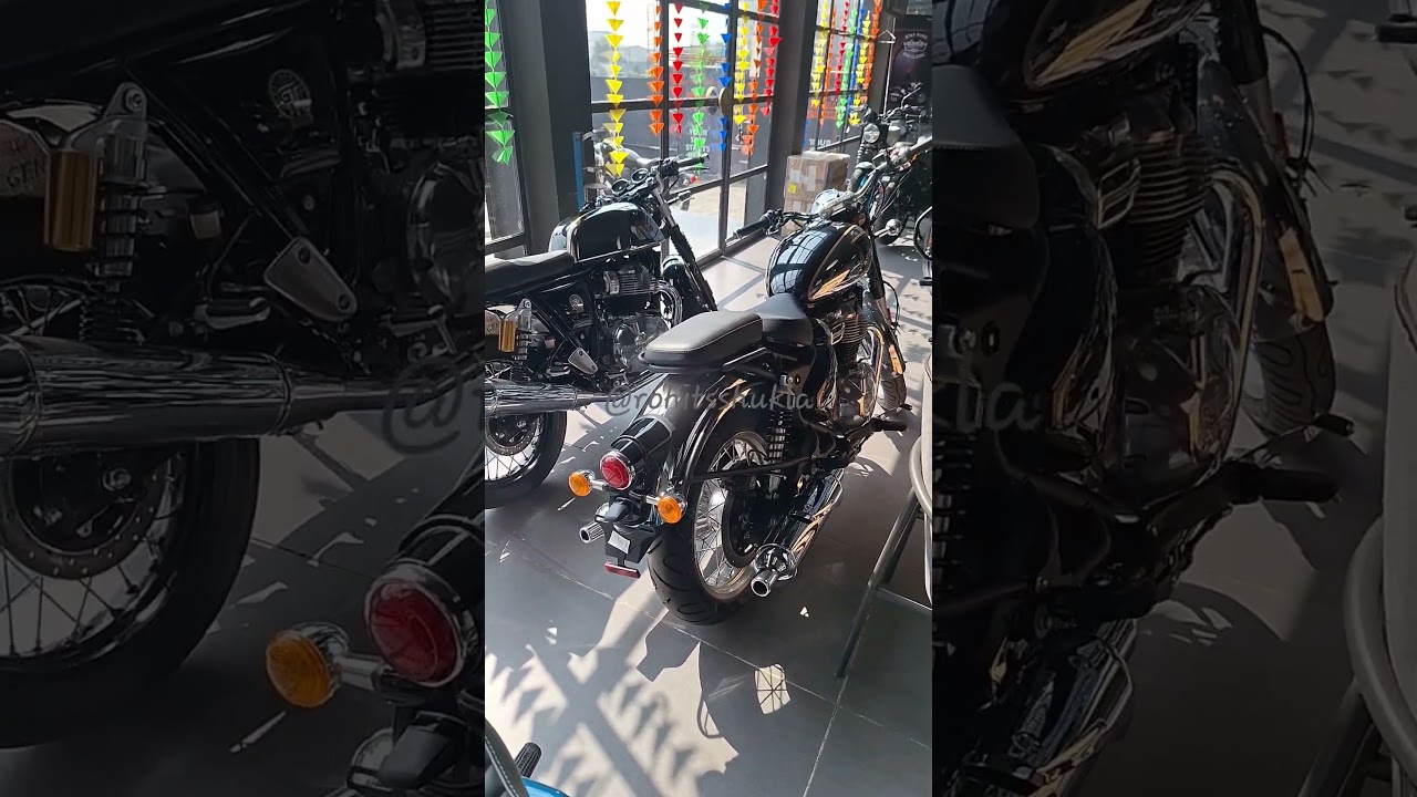 GT650 ▪︎ Classic 650 Twin beauties in CHROME #royalenfield #classic650 #gt650 #shorts #viral #yt