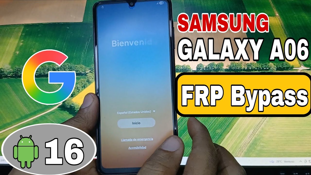 Eliminar Cuenta Google Samsung Galaxy a06 | Android 16 | FRP Samsung a06 | 2026😍