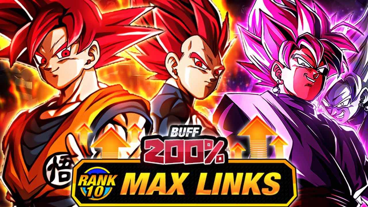 200% LEADER SKILL BUFF! LEVEL 10 LINKS 100% RAINBOW STAR LR INT ROSE GOKU BLACK! DBZ: Dokkan Battle