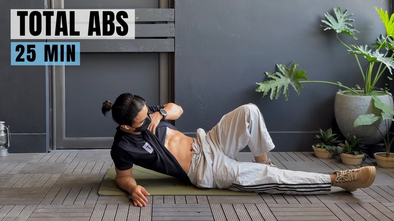 ABS ON FIRE 🔥 | 25 Min ABS SCULPT Workout at Home ( No Repeat - No Equipment )