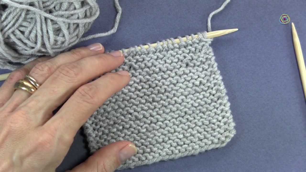 Tutorial zu den Grundtechniken des Strickens: Abketten rechter Maschen