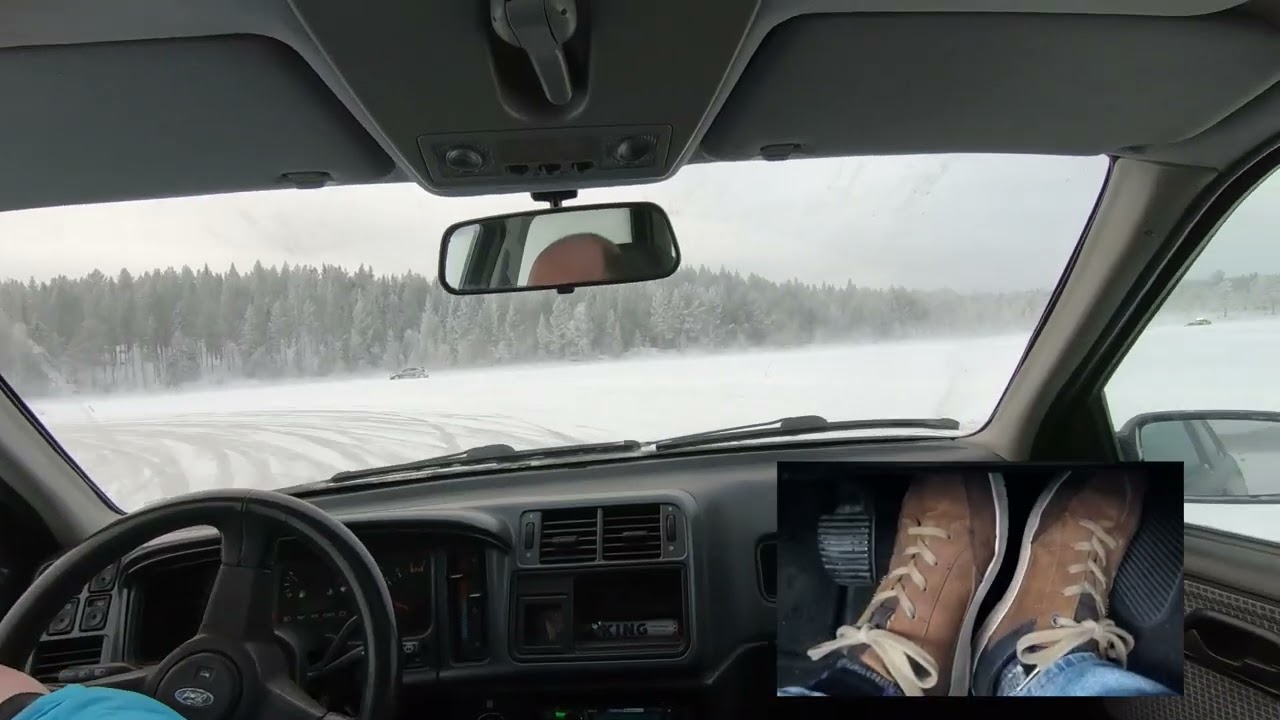 Ford Sierra XR4x4 @Ice Drive Sweden 2026, day 1 - 2