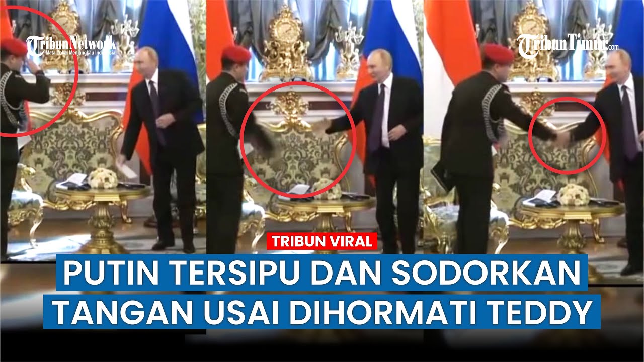 Viral Momen Mayor Teddy Beri Hormat dan Ajak Salaman Presiden Rusia Vladimir Putin