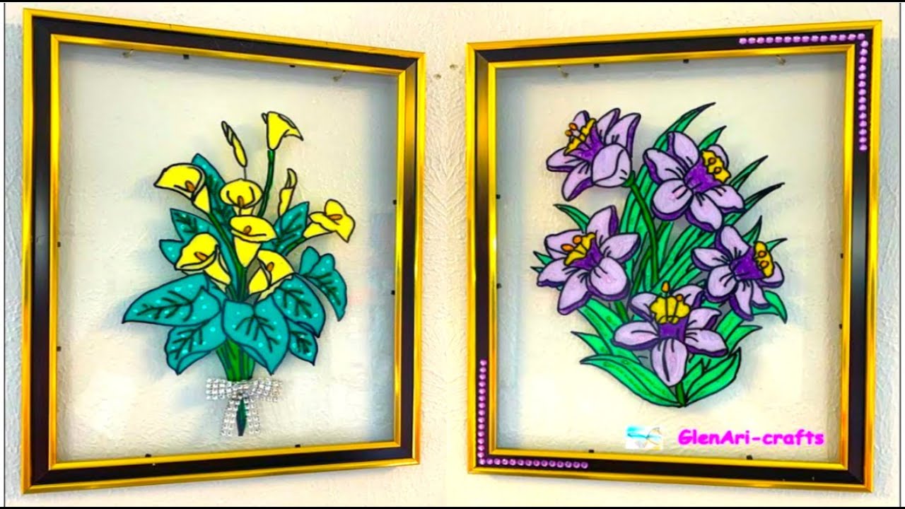 Como pintar sobre cristal. Fácil y sencillo