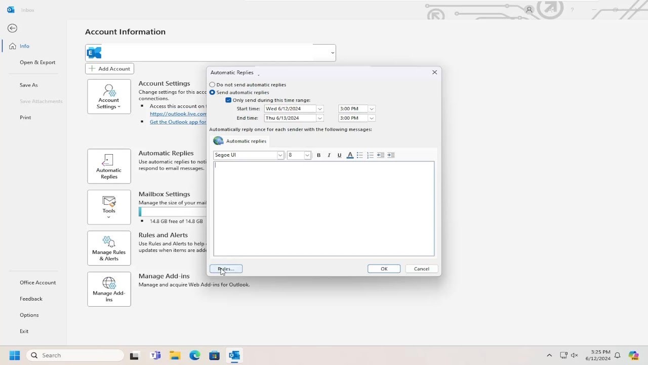 How to Set up Auto-Reply in Microsoft Outlook [Guide]