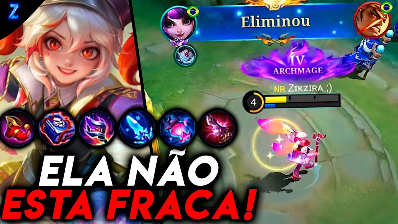 LYLIA COM A BUILD CERTA CAUSA MUITO DANO!! - LYLIA GAMEPLAY | Mobile Legends
