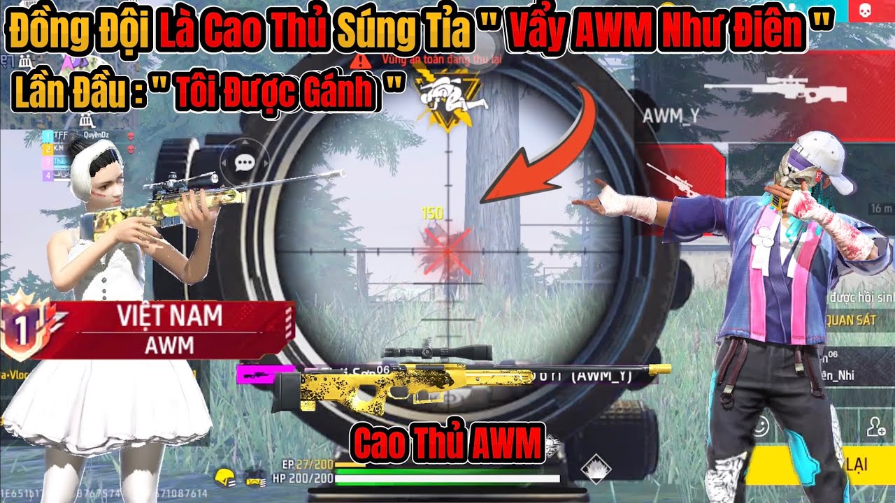 [FREE FIRE] Đồng Đội Là Cao Thủ Bắn Súng Tỉa 