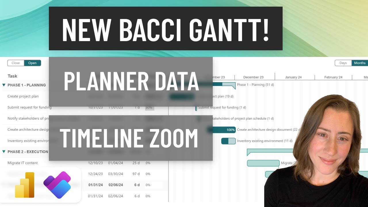 Timeline Zoom & Planner Data in Davide Bacci’s free Gantt template!
