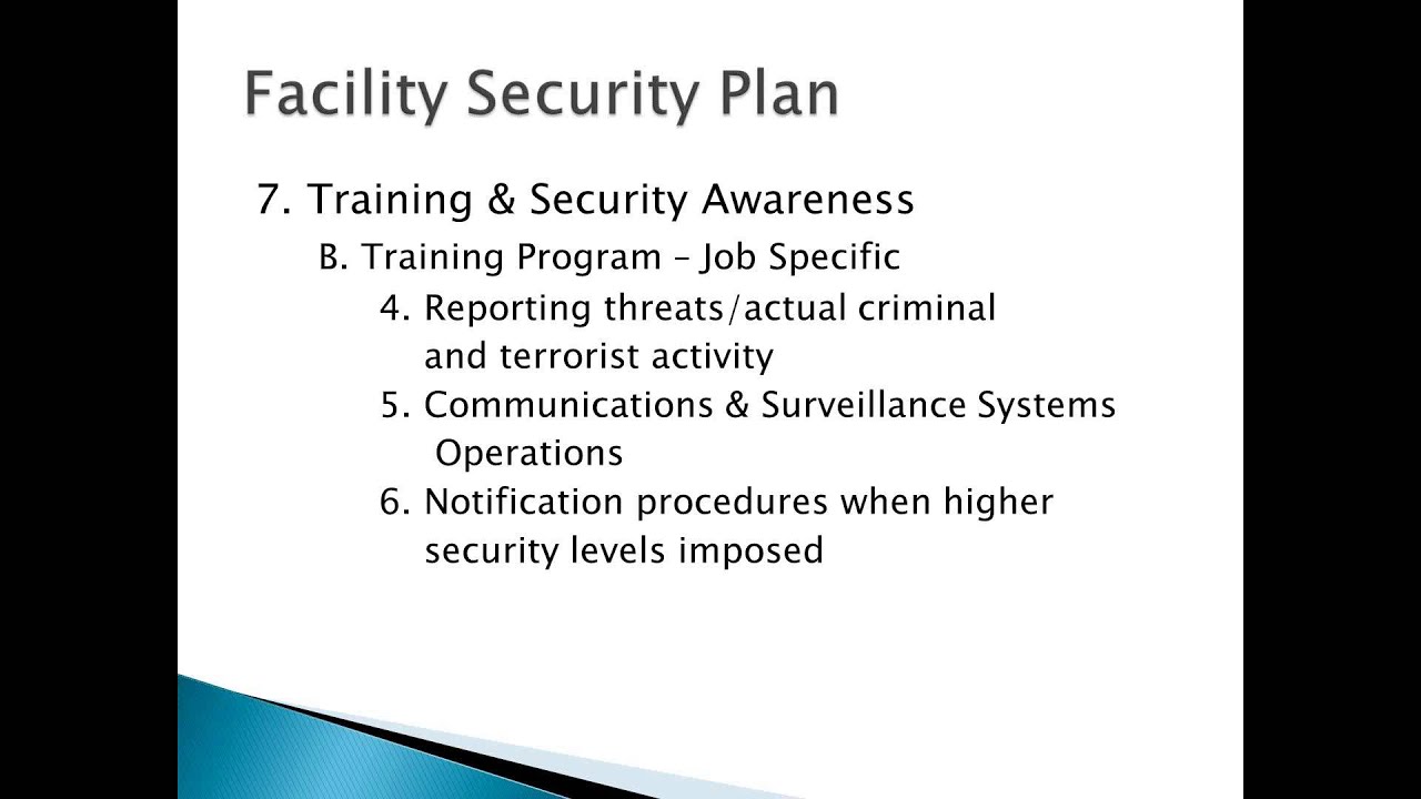 2014 02 28 12 00 CPP Course Physical Security Plan