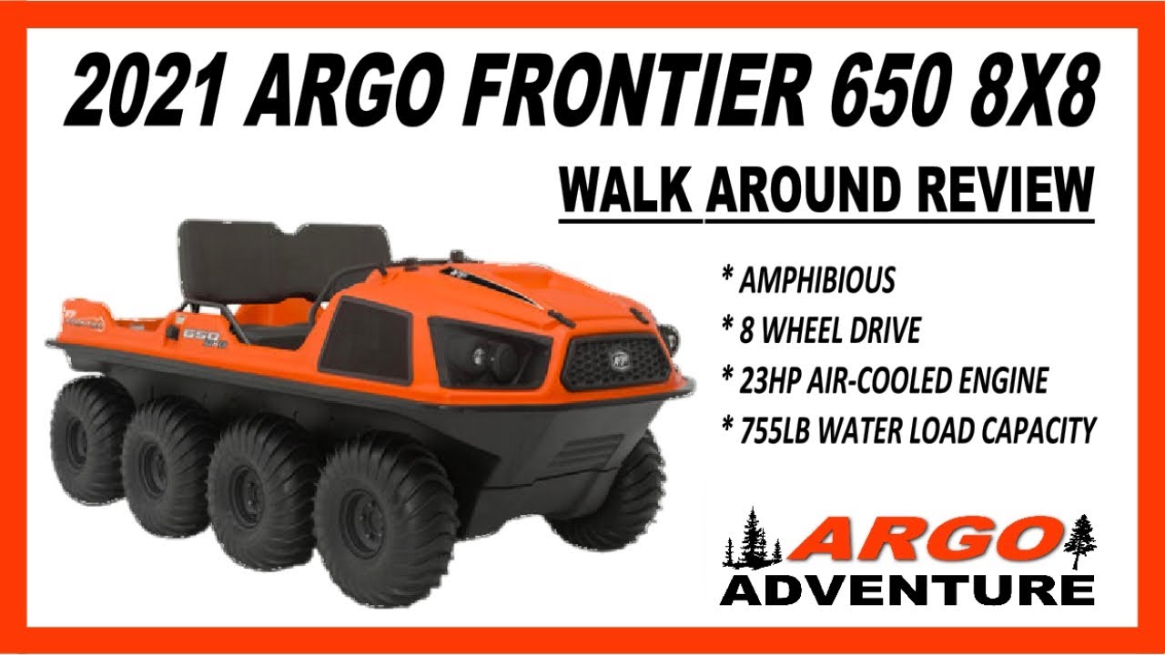 2021 ARGO FRONTIER 650 8X8 MODEL REVIEW - ARGO ADVENTURE