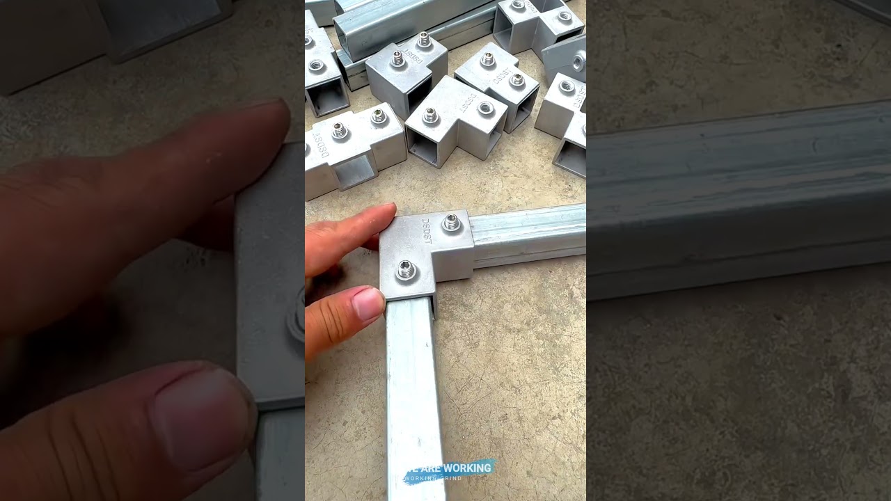 Smart Aluminum Connector 🔩 Easy Way to Build Strong Frames!
