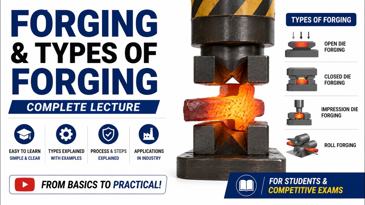 Forging & Types of Forging | Explained with Examples