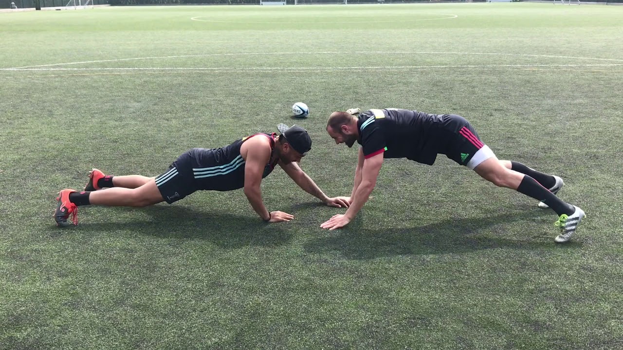 Rugby drill/training Contact Warm up