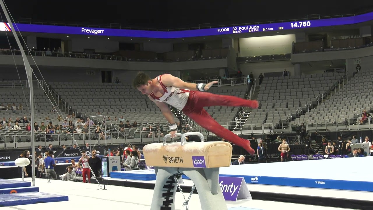Taylor Burkhart  - Pommel Horse  - 2024 Xfinity U.S. Championships  - Senior Men Day 1