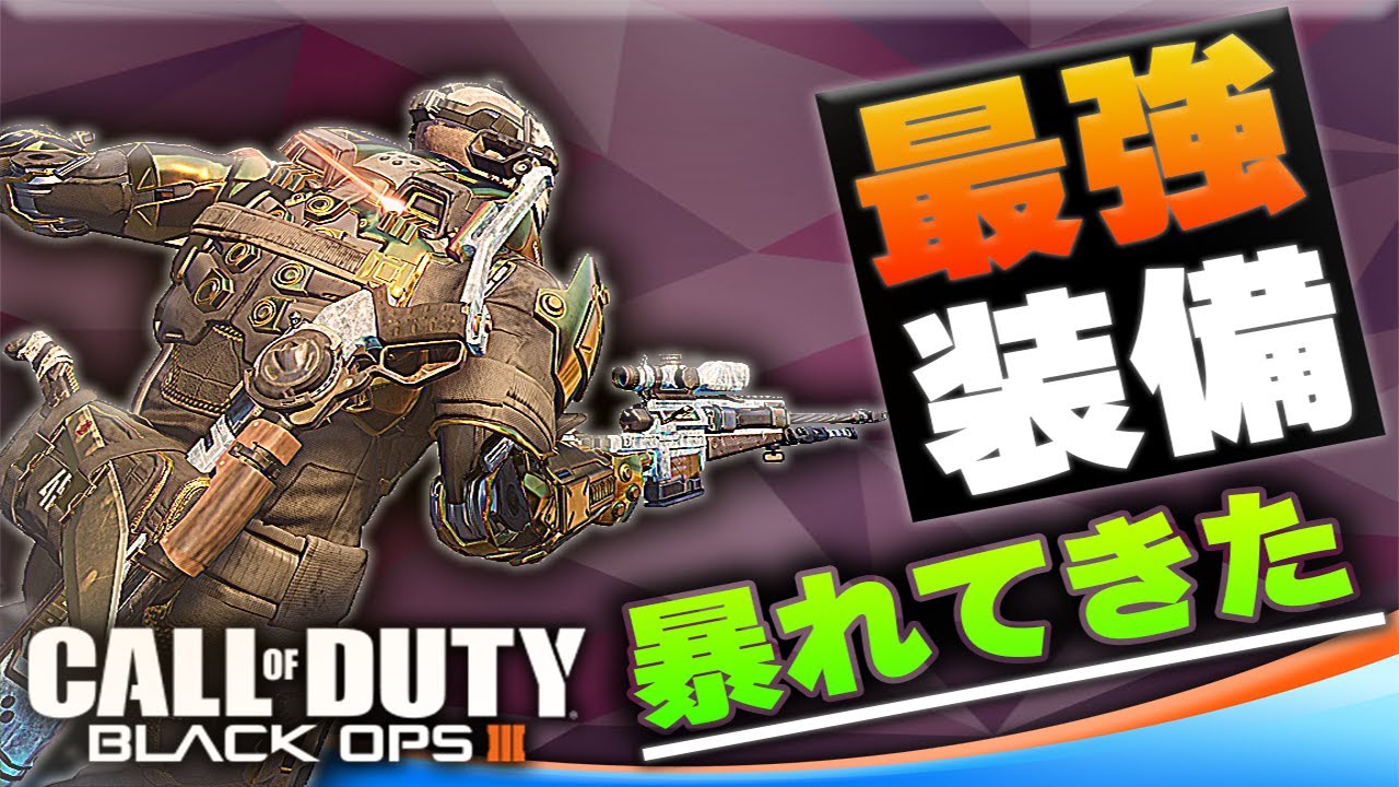 【BO3】SRとSGの最強装備で無双した【スナイパーエイム◎】